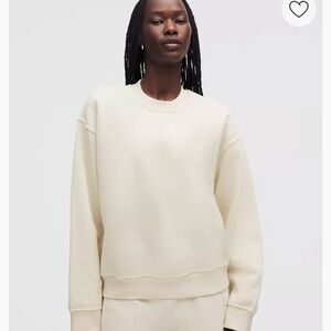 Lululemon Ivory Soft Stream Crewneck sweatshirt
